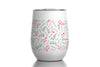 Winter Holiday 12 oz Insulated Wine Tumbler