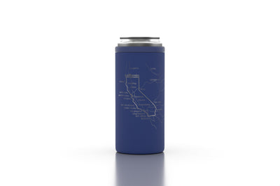 State Map Insulated 12 oz Slim Can Cooler