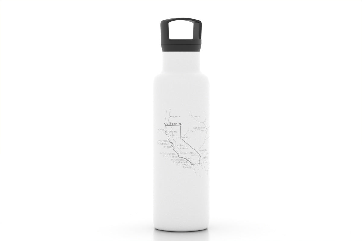 State Map 21 oz Insulated Hydration Bottle