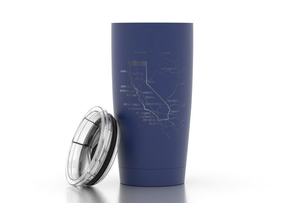 State Map 20 oz Insulated Pint Tumbler