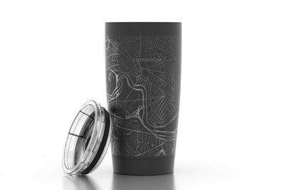 Recipient's City Map 20 oz Insulated Tumbler