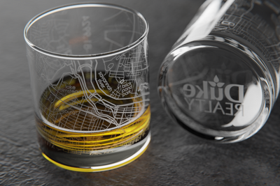 Custom Logo Rocks Glass