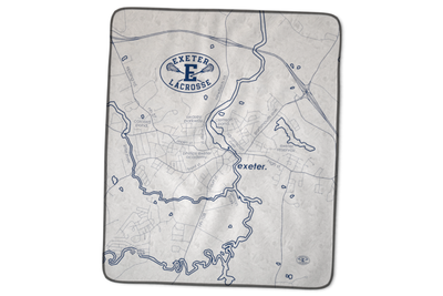 Exeter Lacrosse -  Map Blanket