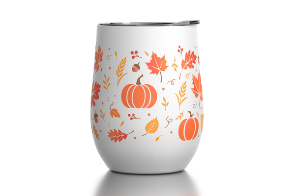Autumn 12 oz Insulated Wine Tumbler