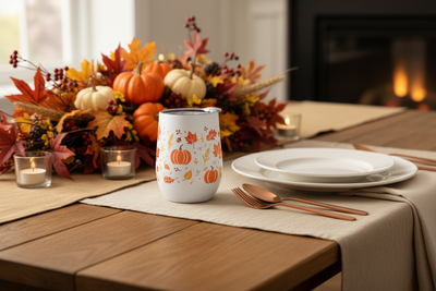 Autumn 12 oz Insulated Wine Tumbler