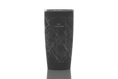 Military Base Map 20 oz Insulated Pint Tumbler