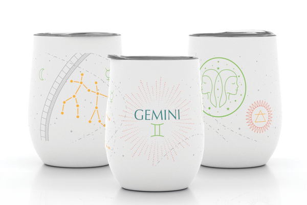 Zodiac 12 oz Insulated Wine Tumbler