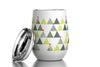 Winter Holiday 12 oz Insulated Wine Tumbler