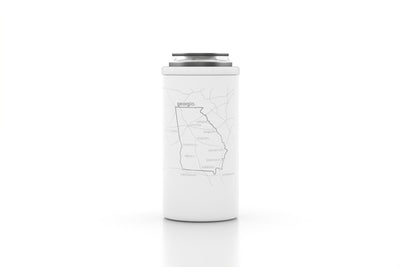 State Map 16 oz Tall Can Cooler