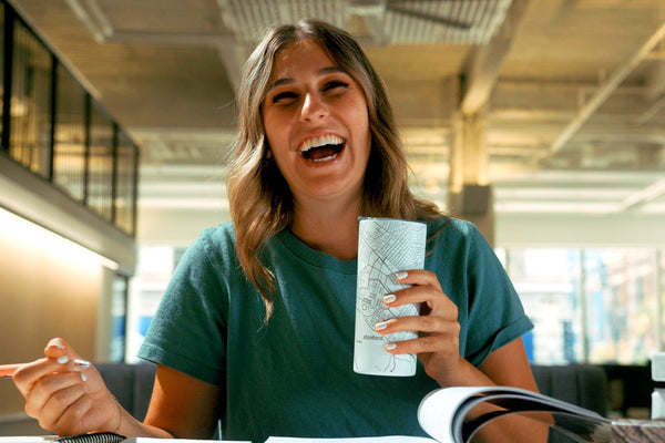 Home Town Map 16 oz Insulated Tumbler