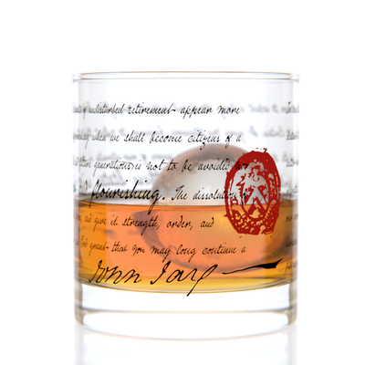 Founding Fathers Whiskey Glass