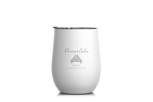 Lake Life 12 oz Insulated Wine Tumbler