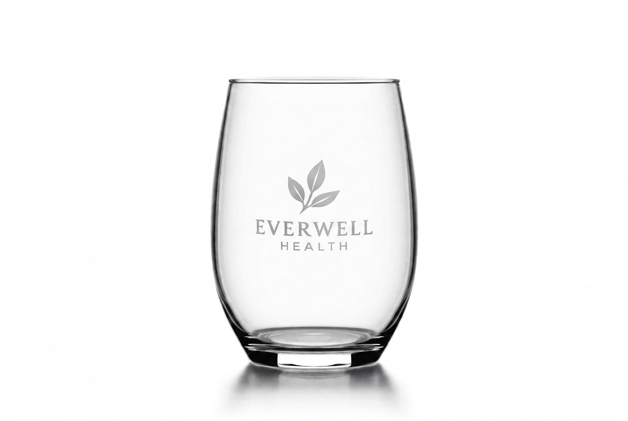 Custom Logo Stemless Wine Glass