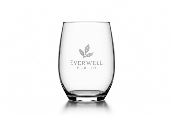 Custom Logo Stemless Wine Glass