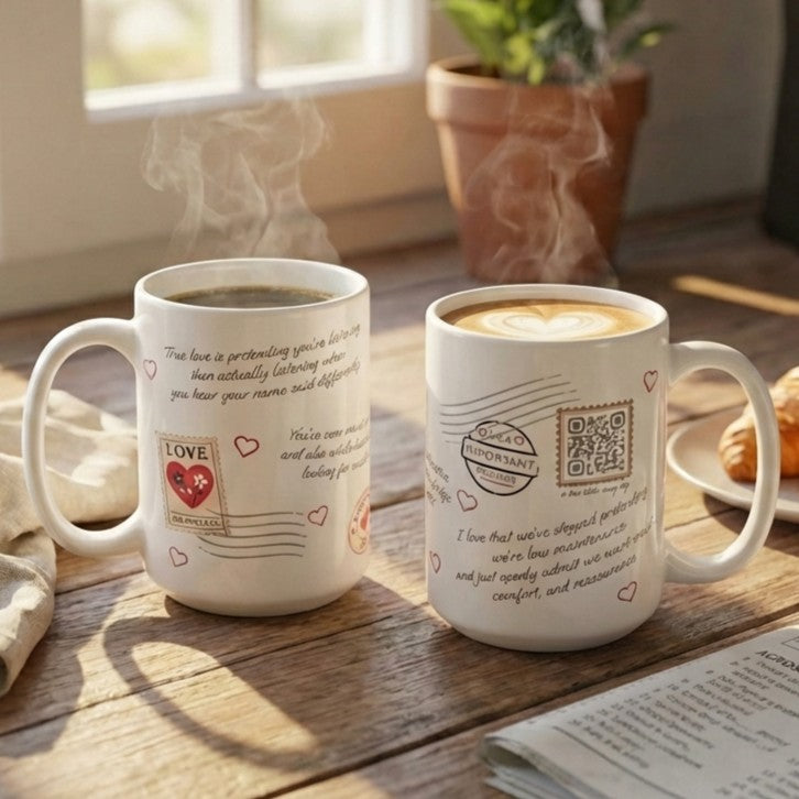 Interactive Love Letter Mug