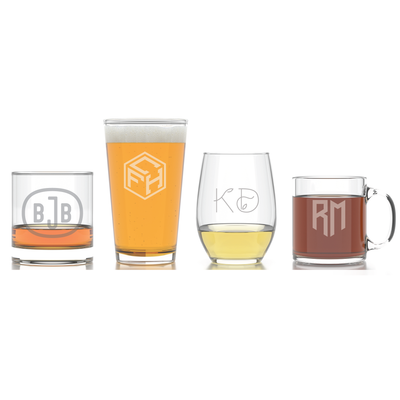 Monogram Glassware