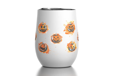 Halloween 12 oz Insulated Wine Tumbler