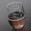 Bestselling City Maps Stemless Wine Glasses