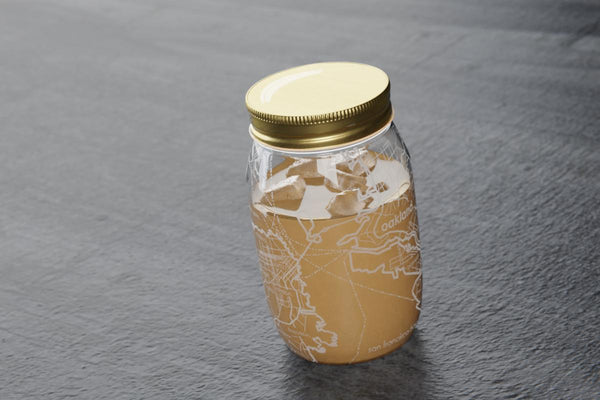 San Francisco Map Mason Jar