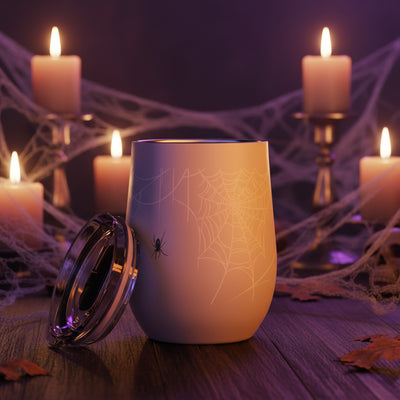 Halloween 12 oz Insulated Wine Tumbler
