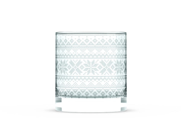 Cross Sweater Rocks Glass