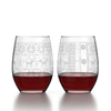 Reindeer Sweater Stemless Wine Glass