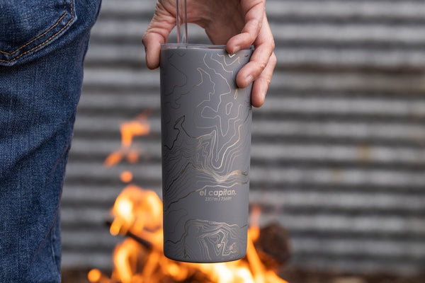 Topography Map 16 oz Insulated Tumbler