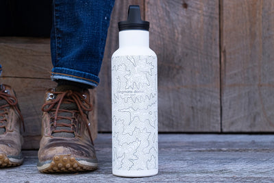 Topography Maps 21 oz Insulated Hydration Bottle