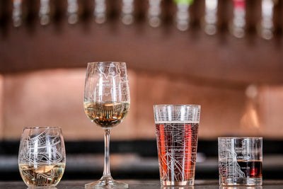 Evanston IL College Town Map Rocks Glass