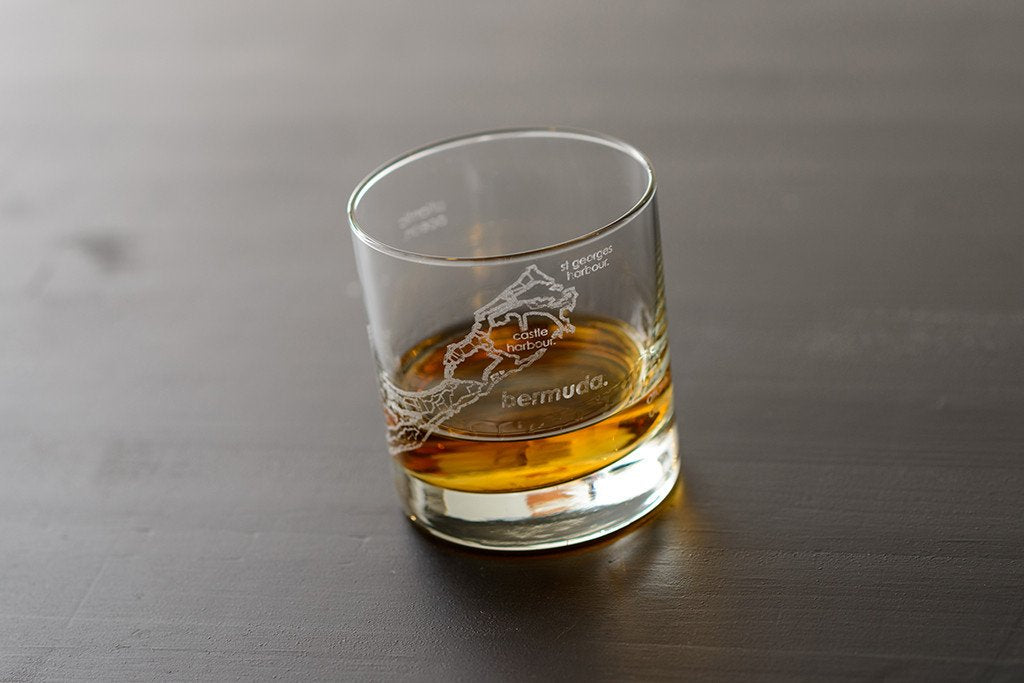 Bermuda Island Rocks Glass