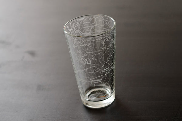 Boston 26.2 - Marathon Map Pint Glass