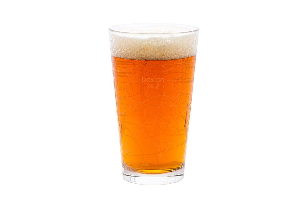 Boston 26.2 - Marathon Map Pint Glass