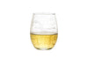 Cape Cod Map Stemless Wine Glass