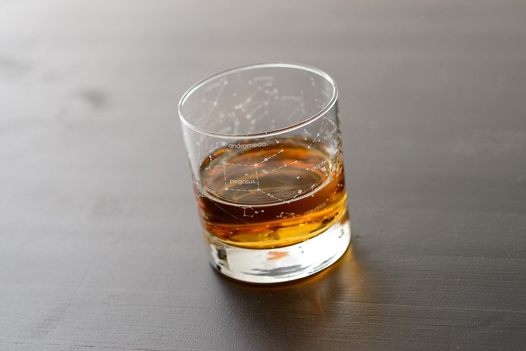 Constellation Rocks Glass - Winter Sky Northern Hemisphere