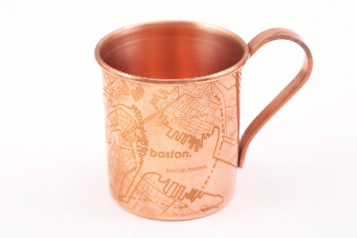 Copper Mug - Boston Map