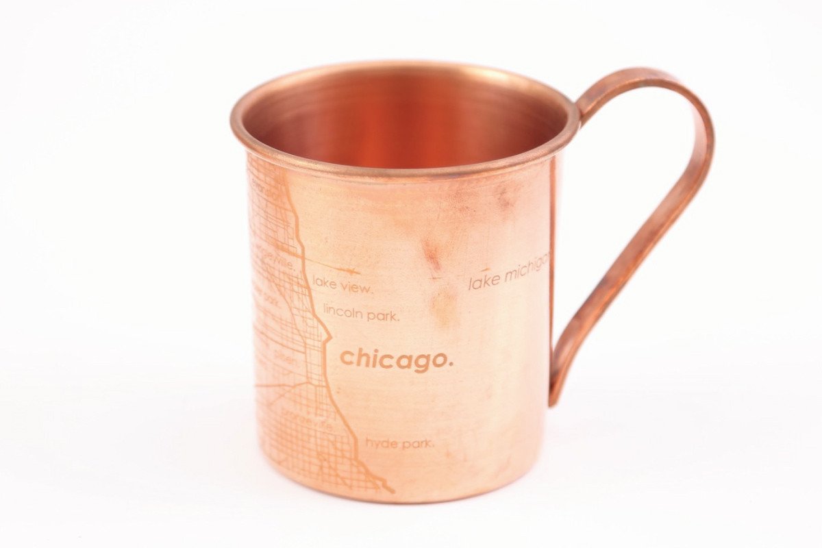 Copper Mug - Chicago Map