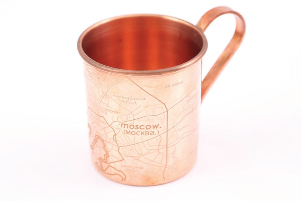 Copper Mug - Moscow Map