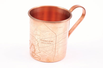 Copper Mug - Moscow Map