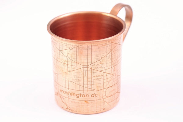 Copper Mug - Washington DC Map