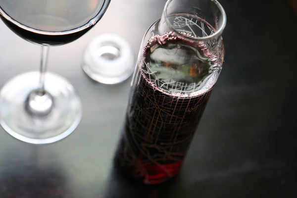 Washington DC Street Maps Carafe