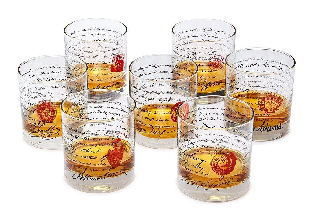 Founding Fathers Whiskey Glasses