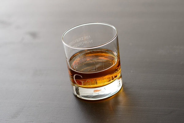 Garamond - Font Rocks Glass