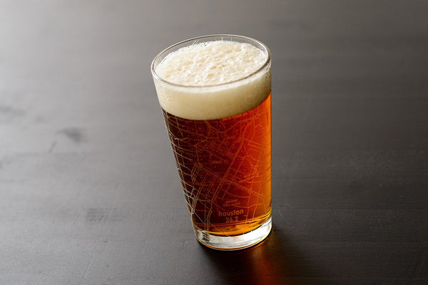Houston 26.2 - Marathon Map Pint Glass