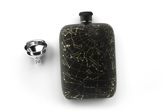 Custom Night Sky Pocket Flask