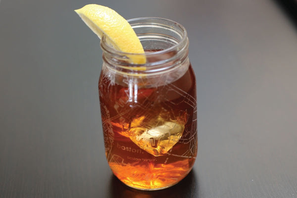 Boston Map Mason Jar