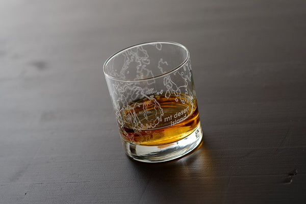 Mt. Desert Island Rocks Glass