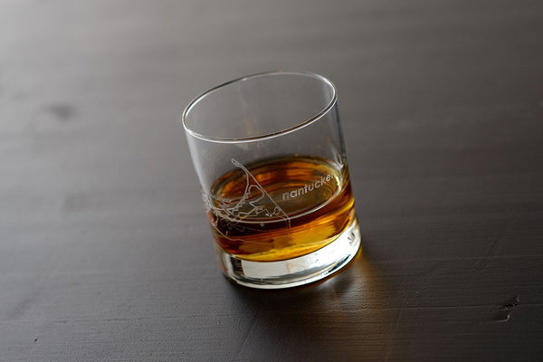 Nantucket Island Rocks Glass