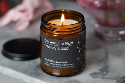 Custom Night Sky Candle - Amber