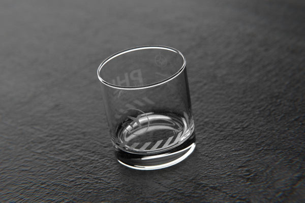 PHL Philadelphia - Airports and Runways Rocks Glass