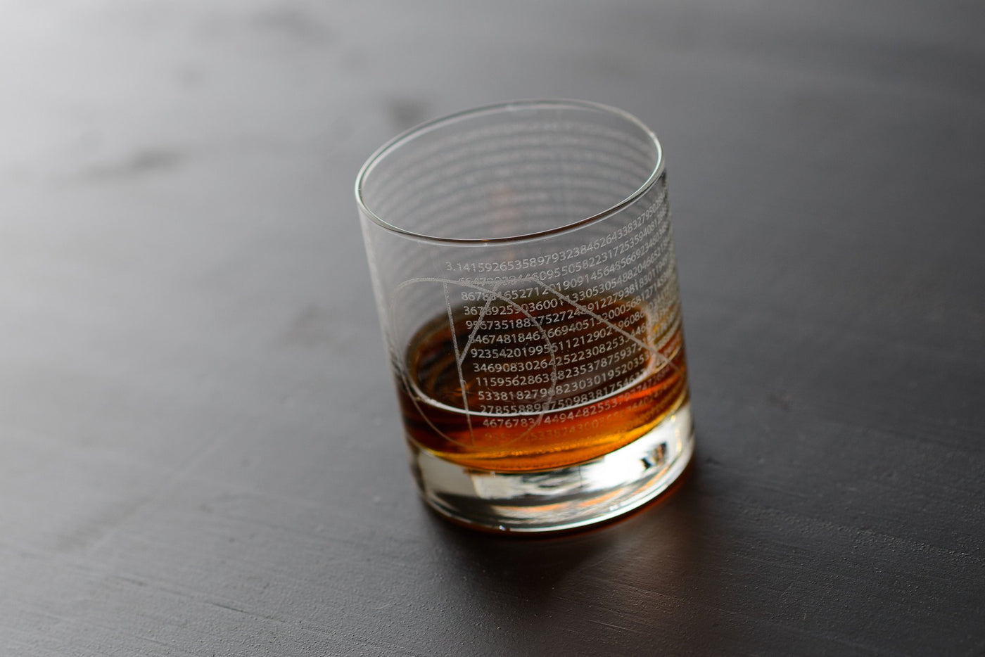 Pi Theorem Rocks Glass